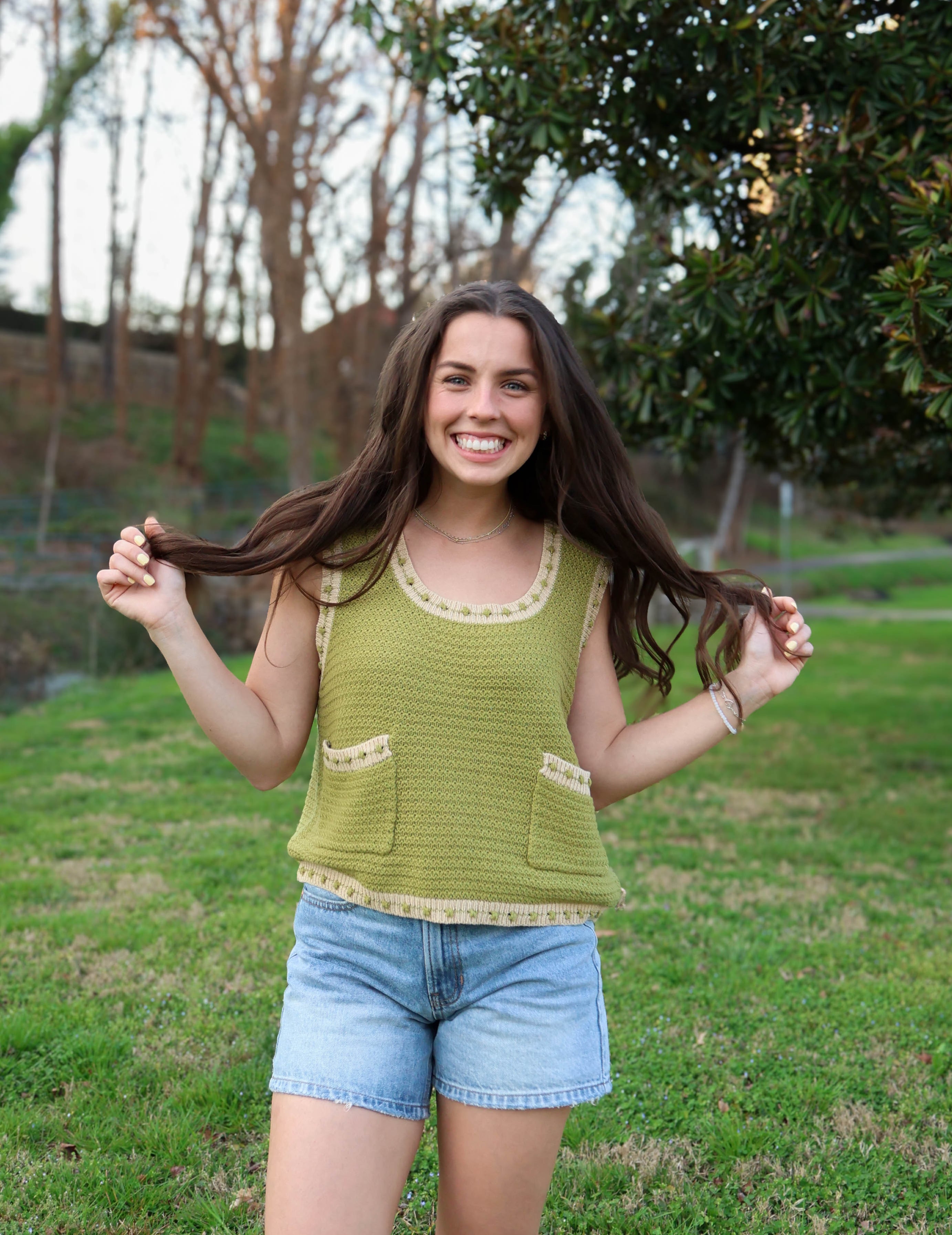 Olive Grove Knit Tank