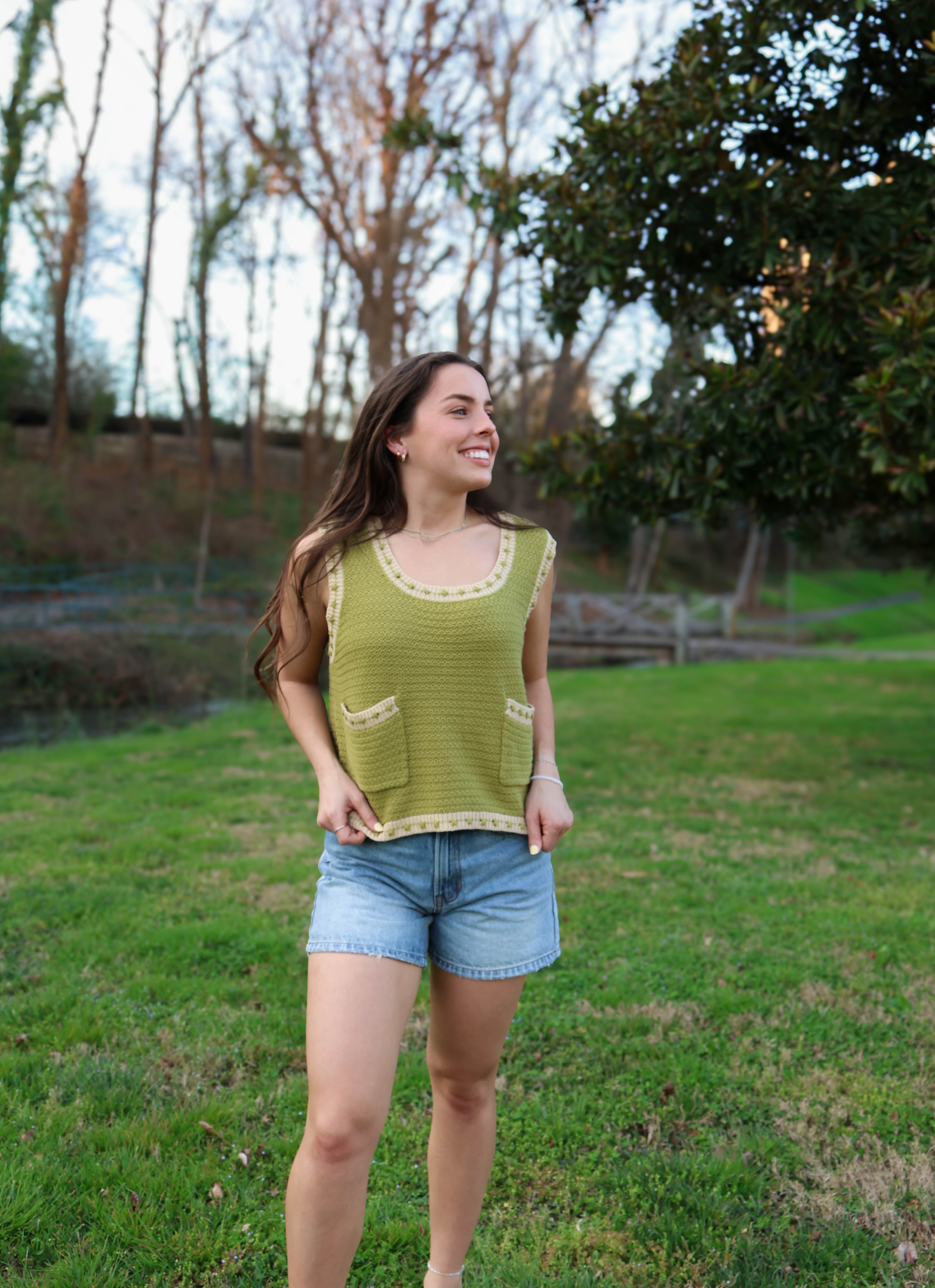 Olive Grove Knit Tank