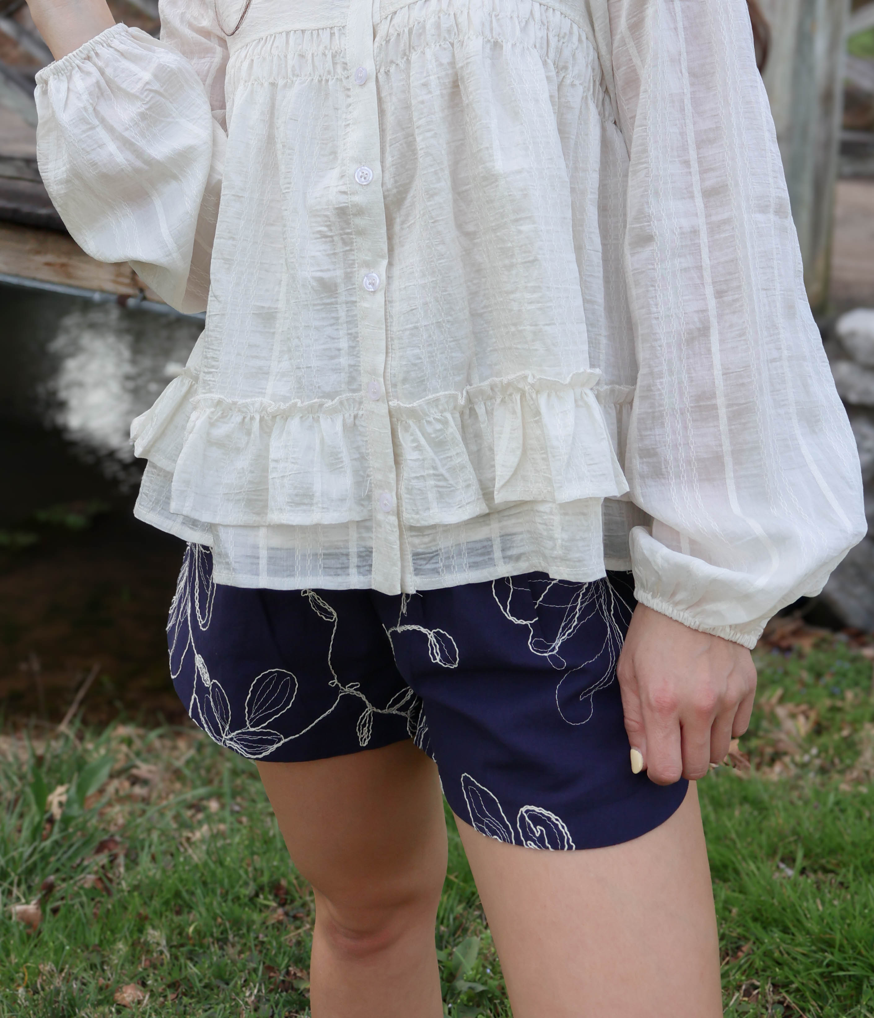 Midnight Bloom Shorts
