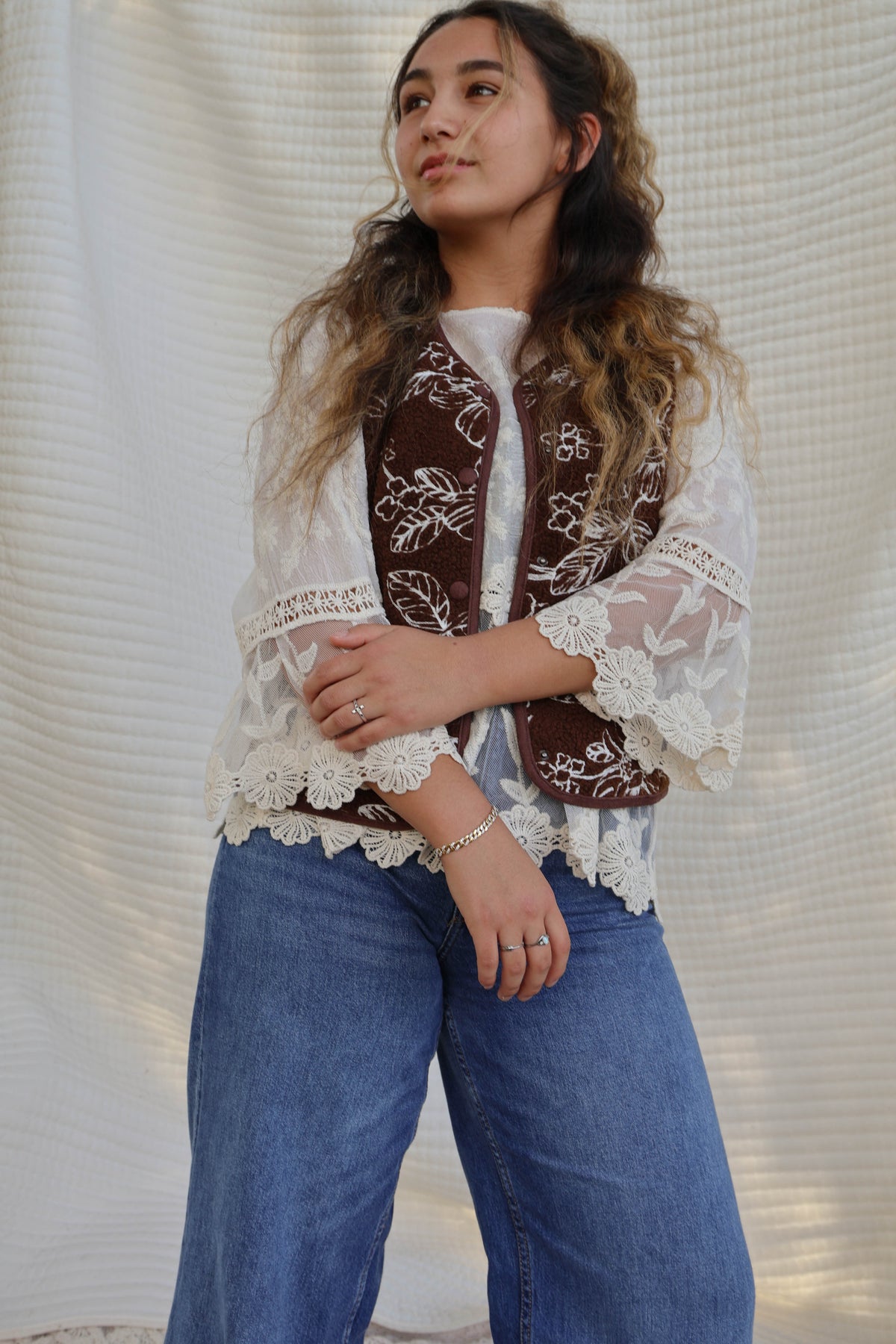 The Barnwood Bloom Vest