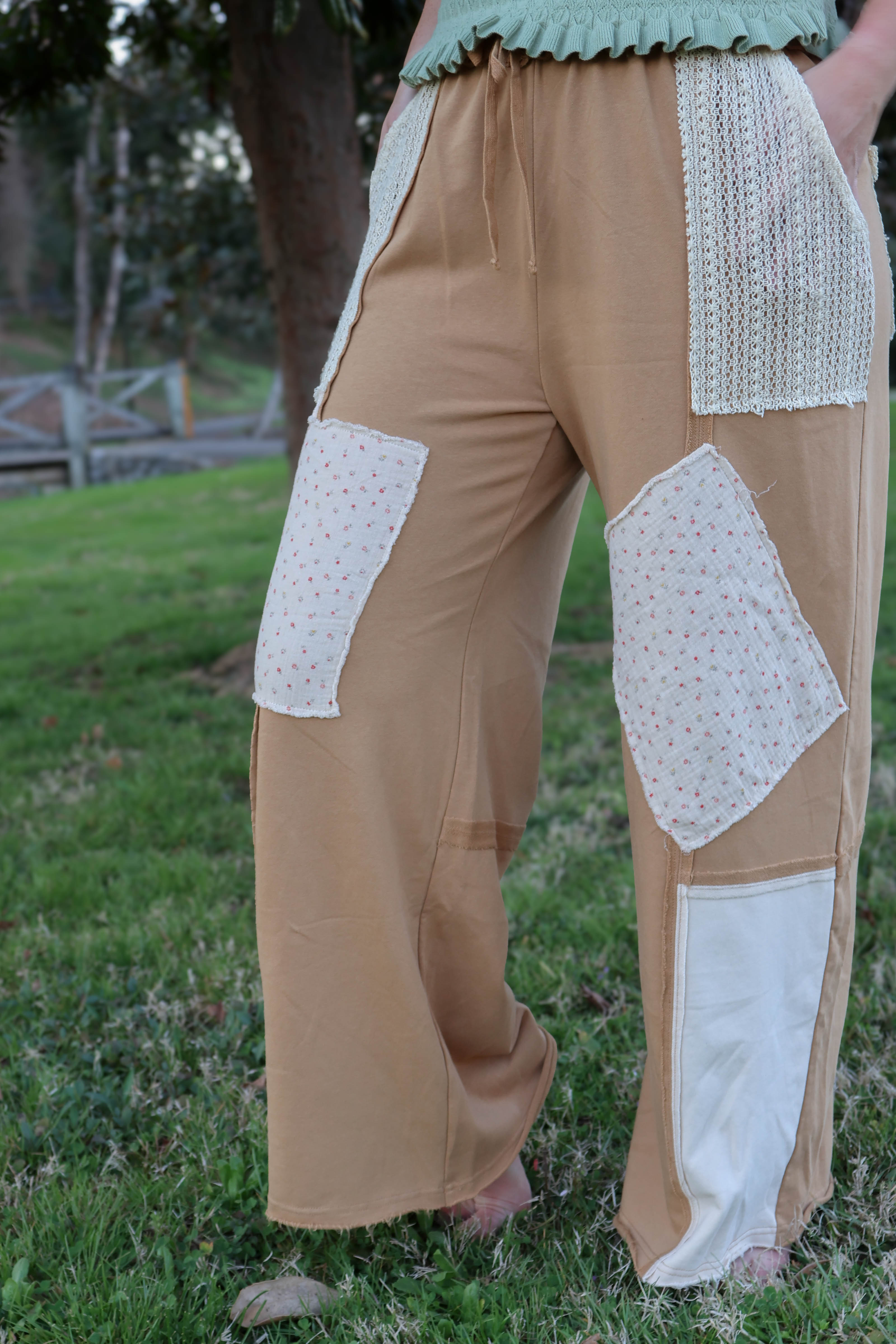 Golden Hour Patchwork Trousers
