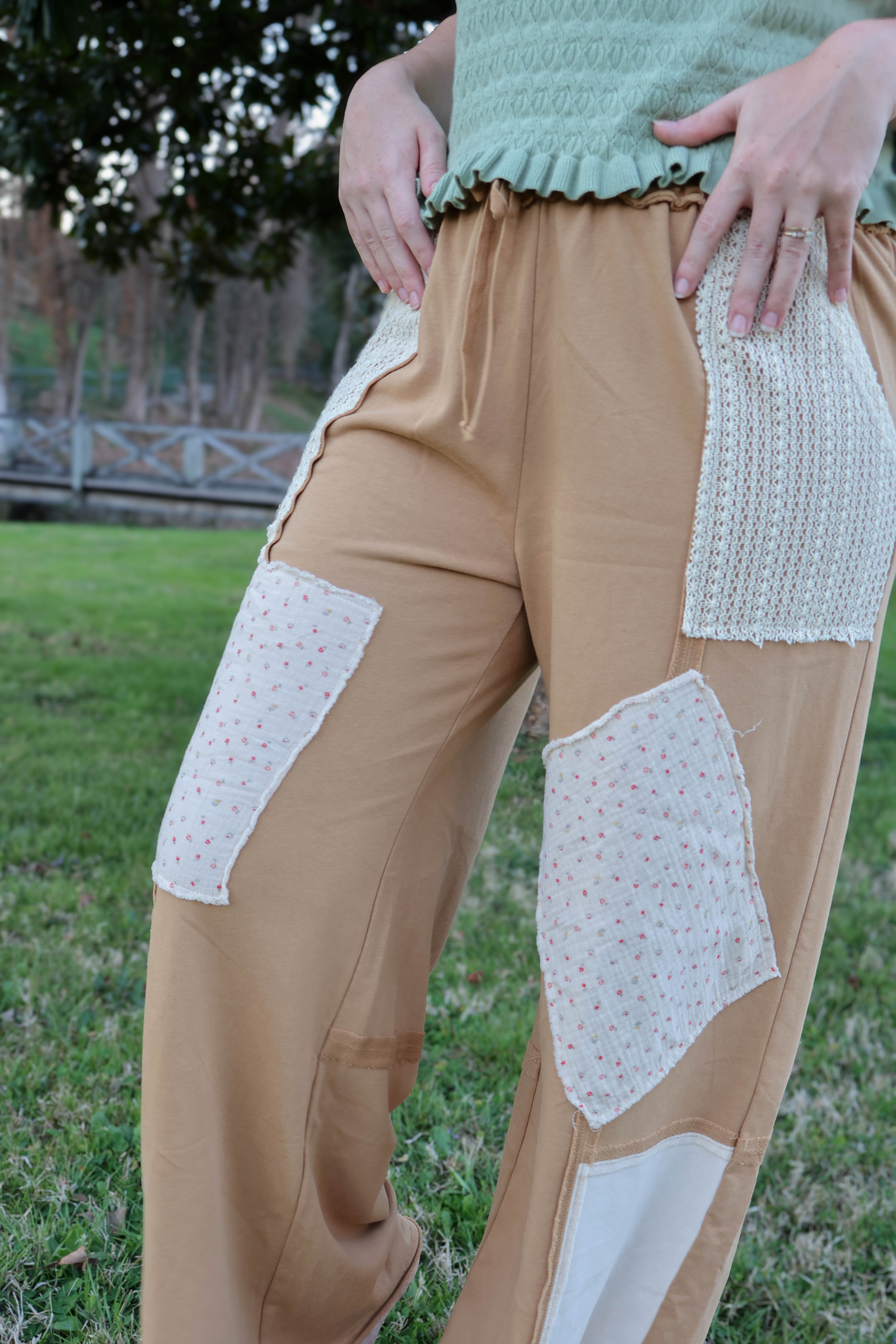 Golden Hour Patchwork Trousers
