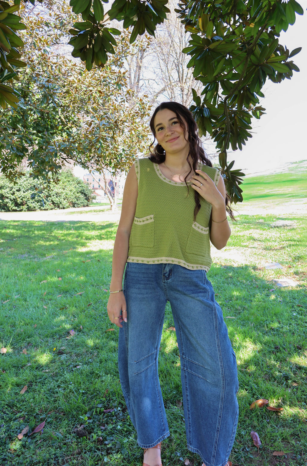 Olive Grove Knit Tank