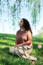 Olive Bloom Knit Pants