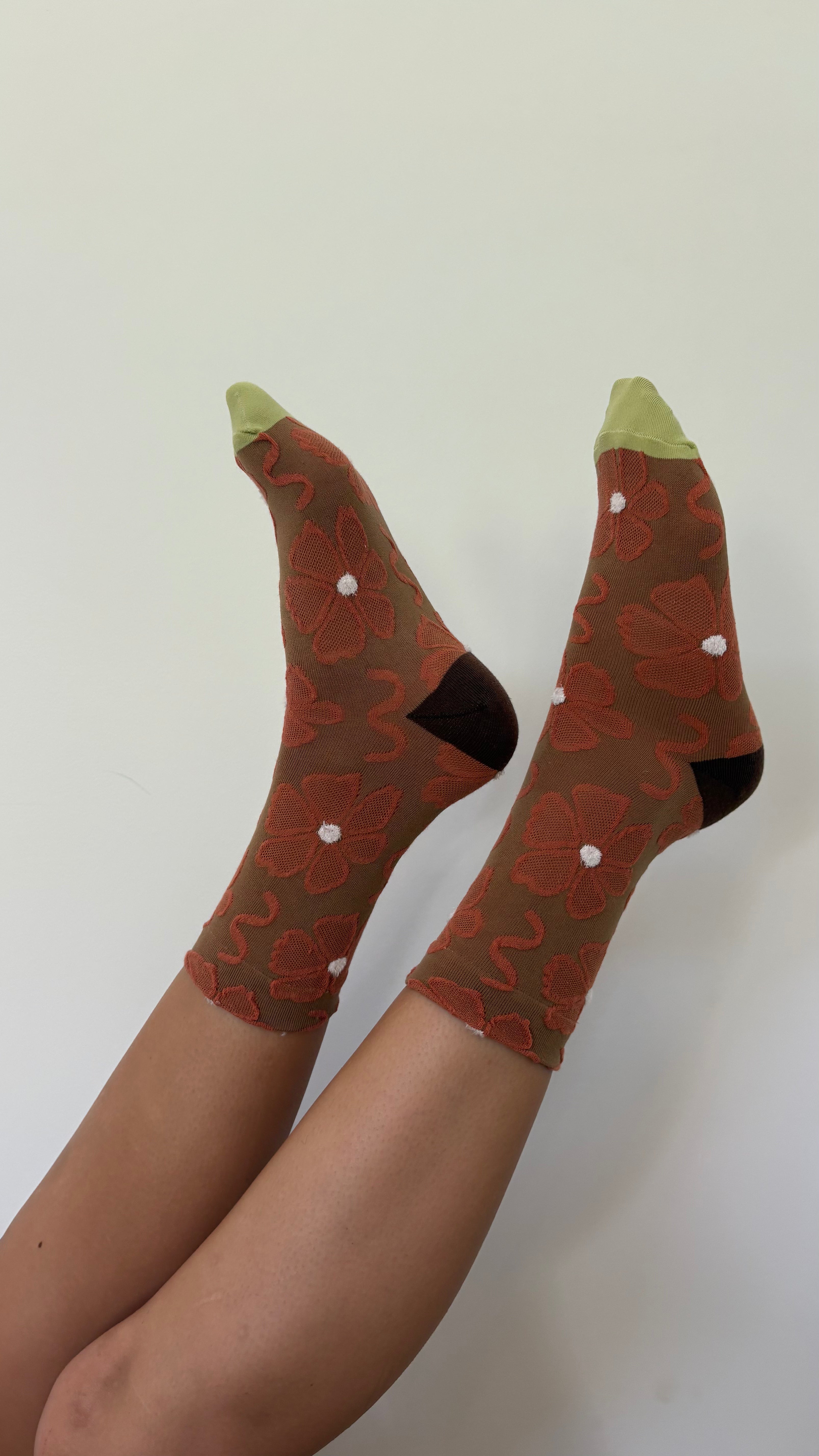 Terracotta Bloom Socks