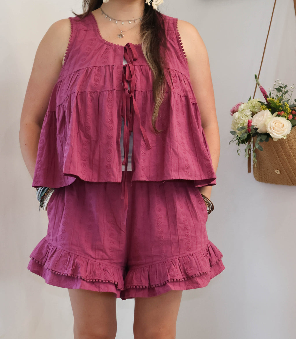 Berry Patch Babydoll Top