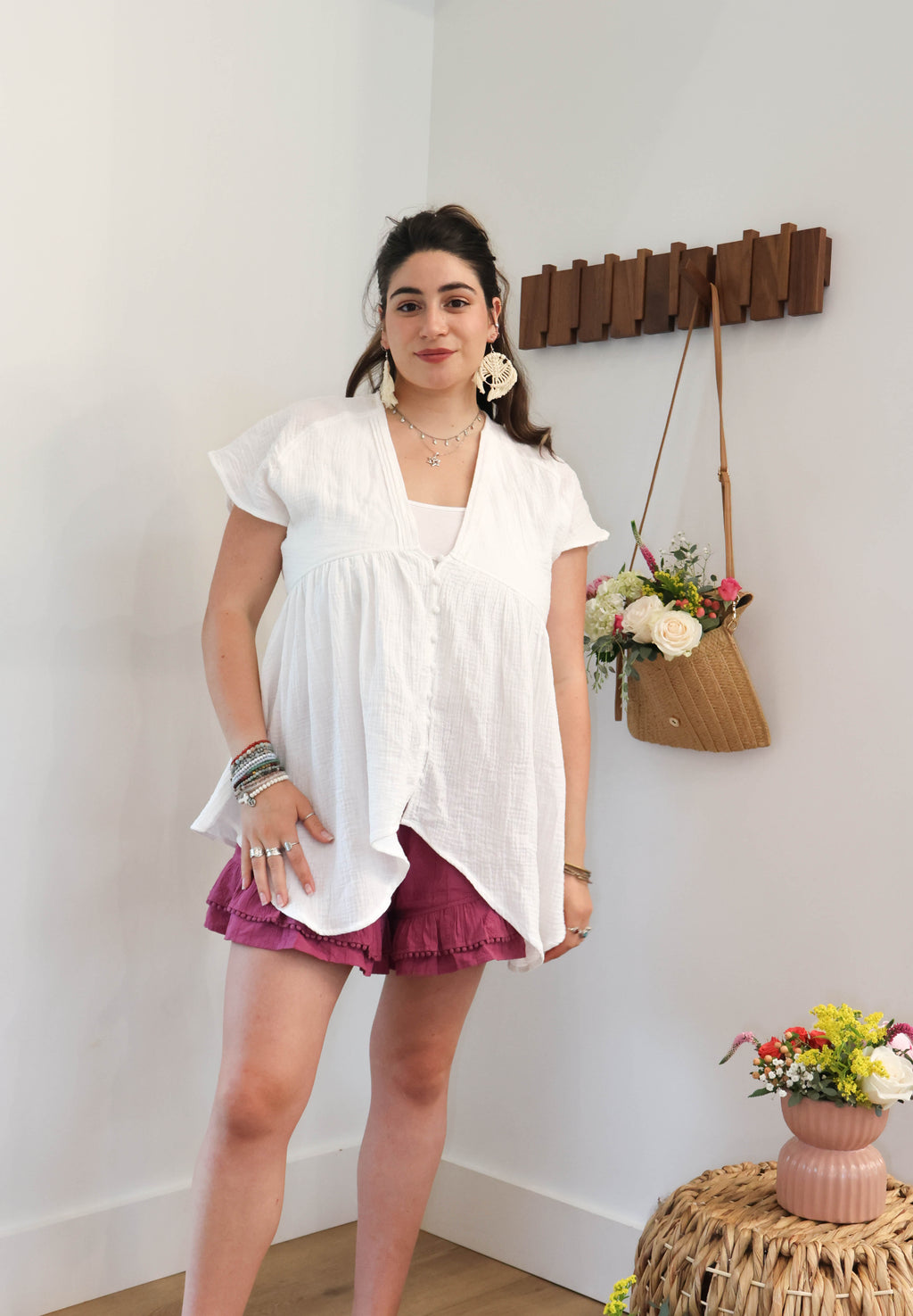 Sunday stroll Babydoll Top