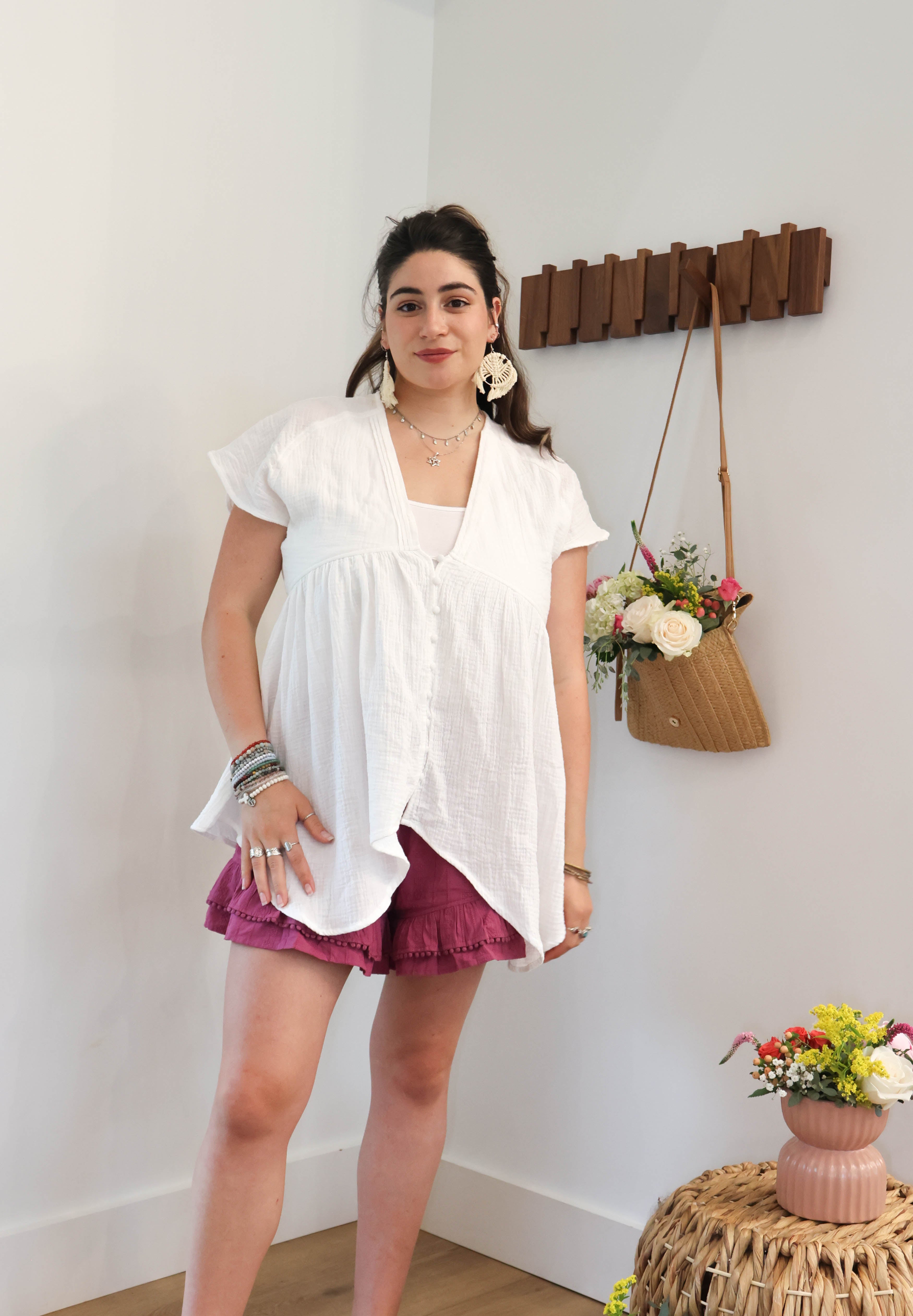 Sunday stroll Babydoll Top