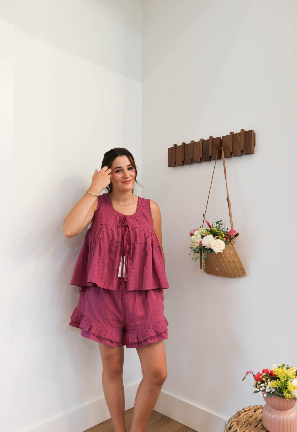 Berry Patch Babydoll Top