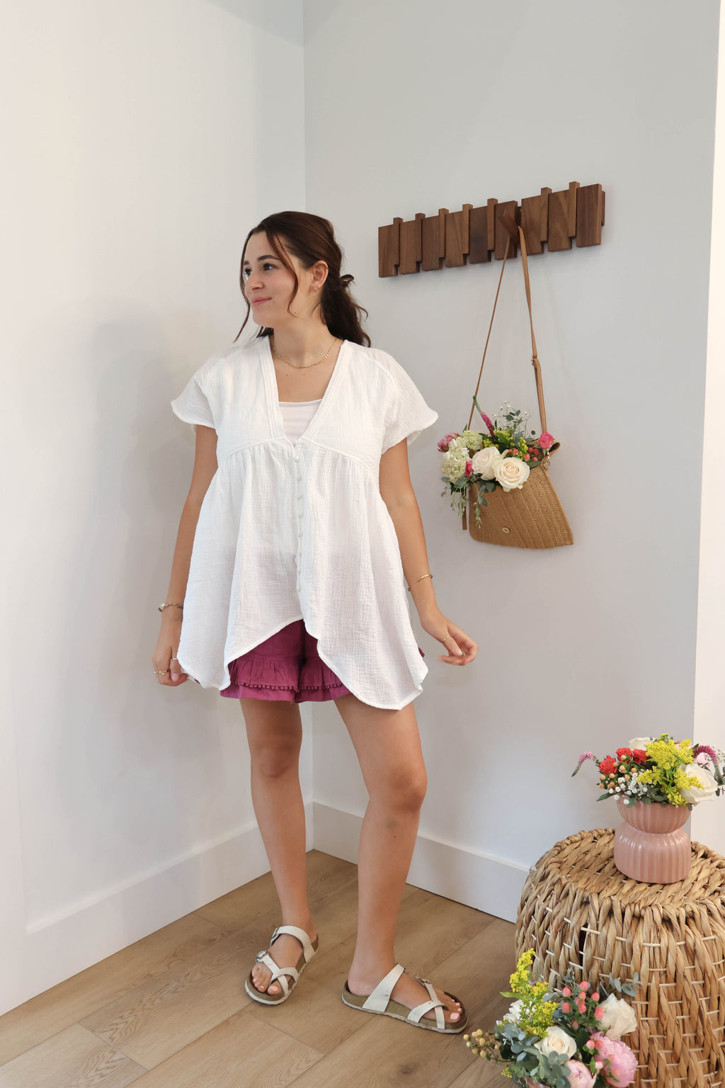 Sunday stroll Babydoll Top